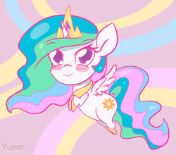 Size: 1133x996 | Tagged: safe, artist:yumir, princess celestia, alicorn, g4, chibi, cute, cutelestia, selestia