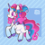 Size: 3000x3000 | Tagged: safe, artist:3ggmilky, oc, oc only, oc:sea star, pony, unicorn, g5, adoptable, blank flank, blue text, butt wings, colored hooves, colored horn, colored pupils, colored wings, colored wingtips, curly mane, curly tail, eyelashes, female, female oc, flying, fusion, fusion:izzy moonbow, fusion:zipp storm, gradient horn, gradient legs, gradient mane, gradient tail, hair accessory, hair jewelry, high res, hooves, horn, leg wings, long mane, long tail, magenta mane, magenta tail, mane accessory, mane jewelry, mare, mare oc, multicolored mane, multicolored tail, multiple wings, open mouth, open smile, outline, passepartout, pink eyes, pink mane, pink tail, ponytail, profile, purple hooves, purple pupils, purple wingtips, shoulder feathers, signature, smiling, solo, square pupils, striped background, striped horn, tail, tied mane, two toned wings, unicorn horn, unshorn fetlocks, white coat, wings