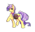 Size: 1901x1711 | Tagged: safe, artist:alus, oc, oc only, oc:plum blossoms, earth pony, pony, basket, bowtie, earth pony oc, female, looking at you, mane tie, mare, neck bow, plum, raised hoof, simple background, smiling, solo, tail, tail tie, tail wrap, transparent background