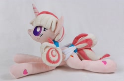 Size: 3809x2487 | Tagged: safe, artist:redi, oc, oc only, oc:tender sketch, alicorn, female, folded wings, horn, irl, photo, plushie, solo, wings