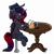 Size: 4000x4000 | Tagged: safe, artist:eniartuwu, oc, oc only, bat pony, pegasus, pony, g4, commission, indoors, simple background, sitting, solo, transparent background