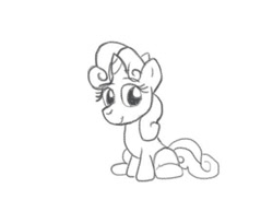 Size: 561x411 | Tagged: safe, artist:twitchatoon, sweetie belle, pony, unicorn, g4, horn, solo