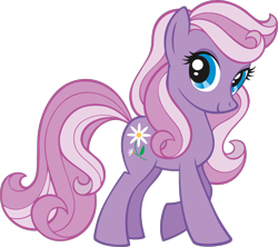 Size: 1307x1161 | Tagged: safe, daisy dreams, earth pony, pony, g4, official, .svg available, box art, female, looking at you, mare, simple background, solo, stock vector, svg, transparent background, vector