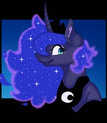 Size: 956x1094 | Tagged: safe, artist:princesssofthenight, princess luna, alicorn, pony, g4, solo