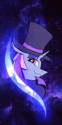 Size: 1000x2000 | Tagged: safe, artist:rejcik, oc, oc only, oc:flawless sparklemoon, my little pony the movie: the death of twilight sparkle, fusion, fusion:trixie, fusion:twilight sparkle, fusion:twixie, solo