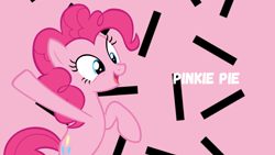 Size: 1920x1080 | Tagged: safe, artist:mlp123fan, pinkie pie, earth pony, pony, g4, bipedal, female, mare, solo, wallpaper