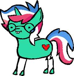 Size: 245x253 | Tagged: safe, artist:endorsed_dr, artist:squreal, edit, oc, oc only, oc:endorsed, pony, unicorn, homestuck, horn, simple background, style emulation, transparent background