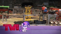 Size: 1920x1080 | Tagged: safe, edit, edited screencap, screencap, twilight sparkle, alicorn, pony, g4, g4.5, my little pony: pony life, zound off, ted talk, toy train, train, train wreck, twi talk, twilight sparkle (alicorn)