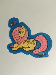 Size: 828x1104 | Tagged: safe, artist:foxylover2431, fluttershy, pegasus, pony, g4, solo