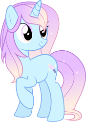 Size: 5405x7671 | Tagged: safe, artist:shootingstarsentry, oc, oc:sugar comet, pony, unicorn, absurd resolution, female, horn, mare, raised hoof, simple background, solo, transparent background, vector