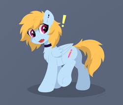 Size: 2800x2400 | Tagged: safe, artist:mercurysparkle, oc, oc only, oc:gale spark, pegasus, cheek fluff, chest fluff, cute, ear fluff, fluffy, looking back, simple background, surprised