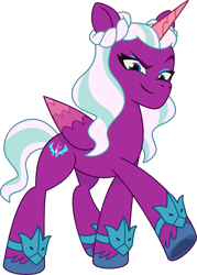 Size: 2918x4072 | Tagged: safe, opaline arcana, alicorn, pony, g5, my little pony: tell your tale, official, .ai available, .svg available, female, g5 brand assets, mare, simple background, solo, svg, transparent background, vector