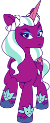 Size: 1813x4488 | Tagged: safe, opaline arcana, alicorn, pony, g5, my little pony: tell your tale, official, .ai available, .svg available, female, g5 brand assets, mare, simple background, solo, svg, transparent background, vector