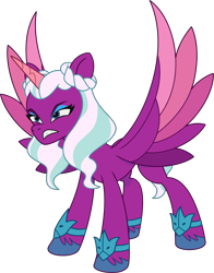 Size: 3757x4797 | Tagged: safe, opaline arcana, alicorn, pony, g5, my little pony: tell your tale, official, .ai available, .svg available, female, g5 brand assets, mare, simple background, solo, svg, transparent background, vector