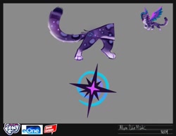 Size: 1304x1008 | Tagged: safe, allura, big cat, leopard, snow leopard, g5, my little pony: make your mark, my little pony: make your mark chapter 6, official, secrets of starlight, concept art, cutie mark, female, solo