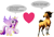 Size: 1641x1113 | Tagged: artist needed, source needed, safe, princess cadance, horse, g4, crossover, crossover shipping, female, heart, implied homer simpson, infidelity, male, mare, princess cheatdance, shipping, simple background, speech bubble, spirit (spirit: stallion of the cimarron), spirit: stallion of the cimarron, stallion, straight, white background