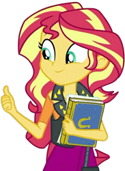 Size: 1395x1907 | Tagged: safe, edit, edited screencap, editor:cutler1228, screencap, sunset shimmer, human, equestria girls, g4, female, not a vector, simple background, transparent background, yearbook