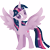 Size: 3762x3798 | Tagged: safe, twilight sparkle, alicorn, pony, series:卡游辉月六, g4, official, female, kayou, simple background, solo, transparent background, twilight sparkle (alicorn), vector