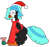 Size: 2397x2235 | Tagged: safe, artist:supahdonarudo, oc, oc:icebeak, classical hippogriff, hippogriff, :p, candy, candy cane, christmas, christmas tree, clothes, cup, eyes closed, food, happy, hat, holiday, santa hat, simple background, sitting, sweater, tongue out, transparent background, tree