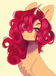 Size: 2968x4000 | Tagged: safe, artist:meggychocolatka, oc, oc only, oc:stellar blossom, pony, unicorn, horn, red hair, solo