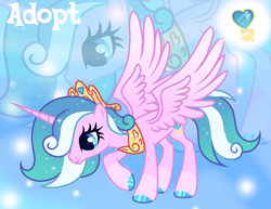 Size: 1280x990 | Tagged: safe, artist:vi45, oc, alicorn, pony, crown, female, jewelry, mare, regalia, solo