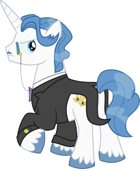 Size: 3000x3660 | Tagged: safe, artist:cloudy glow, fancypants, pony, unicorn, g4, angry, clothes, fancypants is not amused, horn, male, monocle, simple background, stallion, transparent background, vector, vest