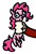 Size: 509x742 | Tagged: safe, artist:alpinecres, pinkie pie, pony, g4, asphyxiation, strangling