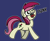 Size: 1280x1050 | Tagged: safe, artist:ewoudcponies, roseluck, earth pony, pony, g4, blue background, dark blue background, female, honk, mare, simple background, solo