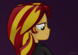 Size: 1042x748 | Tagged: safe, artist:vibrissa, sunset shimmer, human, equestria girls, g4