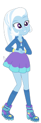 Size: 2041x6070 | Tagged: safe, artist:gmaplay, trixie, human, equestria girls, equestria girls specials, g4, my little pony equestria girls: better together, my little pony equestria girls: forgotten friendship, blue socks, boots, clothes, female, shoes, show accurate, simple background, skirt, socks, solo, transparent background