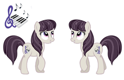 Size: 1280x831 | Tagged: safe, artist:velvetsparkle56, oc, oc only, oc:melody nanderbouth, earth pony, pony, cutie mark, earth pony oc, offspring, parent:octavia melody, parent:parish nandermane, parents:parishtavia, solo