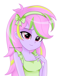 Size: 777x983 | Tagged: safe, artist:fluttershy_art.nurul, oc, oc only, oc:laura orchid, human, equestria girls, g4, equestria girls-ified, female, simple background, solo, thin, white background