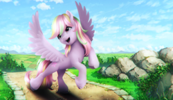 Size: 1880x1080 | Tagged: safe, artist:mira.veike, oc, oc only, oc:laura orchid, pegasus