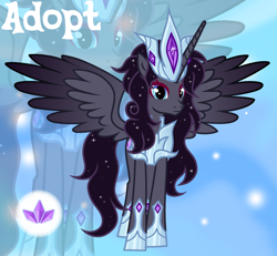 Size: 1280x1183 | Tagged: safe, artist:vi45, oc, alicorn, pony, crown, female, jewelry, mare, regalia, solo