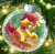 Size: 2400x2330 | Tagged: safe, alternate version, artist:yuris, earth pony, pony, advertisement, ball, bauble, christmas, christmas ornament, christmas tree, commission, cute, decoration, frog (hoof), garland, glass, glasses, holiday, looking at you, looking back, male, micro, multi ych "christmas ball", open mouth, sitting, solo, tree, underhoof, ych result