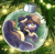 Size: 2400x2330 | Tagged: safe, alternate character, alternate version, artist:yuris, oc, oc only, bat pony, pony, advertisement, ball, bat pony oc, bauble, butt, christmas, christmas ornament, christmas tree, commission, cute, decoration, eye clipping through hair, female, food, frog (hoof), garland, glass, holiday, looking at you, looking back, mare, micro, mouth hold, multi ych "christmas ball", open mouth, sitting, solo, tree, underhoof, ych result