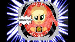 Size: 828x465 | Tagged: safe, artist:2025forever, applejack, earth pony, g4, female, honesty, pony rangers, power rangers, solo