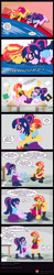 Size: 2292x11667 | Tagged: safe, artist:niban-destikim, sci-twi, sunset shimmer, twilight sparkle, equestria girls, g4, barefoot, feet