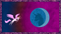 Size: 1920x1080 | Tagged: safe, screencap, princess celestia, alicorn, pony, friendship is magic, g4, my little pony: friendship is magic, female, mare, mare in the moon, moon, pink-mane celestia, storybook