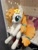 Size: 720x960 | Tagged: safe, artist:elizaveta medved, earth pony, cute, handmade, looking away, photo, plushie, sitting, smiling, toy