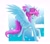 Size: 2835x2480 | Tagged: safe, oc, oc only, oc:qiran, alicorn, pony, abstract background, chest fluff, eye clipping through hair, eyebrows, eyebrows visible through hair, passepartout, spread wings, wings