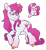 Size: 1051x1141 | Tagged: safe, artist:caffeinatedcarny, sweetheart, pony, unicorn, g1, my little pony tales, cloven hooves, colored hooves, colored horn, eyebrows, eyebrows visible through hair, golden horn, gradient legs, gradient mane, gradient tail, hooves, horn, horn runes, leg fluff, leonine tail, pink eyes, race swap, redesign, signature, simple background, solo, species swap, tail, transparent background, turned head, unicorn sweetheart, unshorn fetlocks