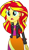 Size: 1456x2520 | Tagged: safe, edit, edited screencap, editor:mrtoonlover83, screencap, sunset shimmer, human, equestria girls, g4, my little pony equestria girls: summertime shorts, pet project, background removed, clothes, cutie mark on clothes, female, jacket, leather, leather jacket, not a vector, open mouth, orange skirt, shirt, skirt, solo, sunset shimmer's skirt, teenager, young adult