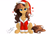 Size: 4864x3328 | Tagged: safe, artist:starshine, oc, christmas, commission, cute, holiday, signature, sitting