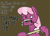 Size: 2048x1474 | Tagged: safe, artist:ewoudcponies, cheerilee, earth pony, pony, g4, brown background, bust, dialogue, faic, female, hoof hold, mare, open mouth, ruler, simple background, solo, spit, teeth