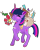 Size: 1311x1649 | Tagged: safe, artist:prixy05, discord, twilight sparkle, alicorn, draconequus, pony, g4, duo, duo male and female, female, male, mare, ship:discolight, shipping, simple background, straight, transparent background