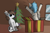 Size: 1440x950 | Tagged: safe, artist:thomas.senko, oc, oc only, oc:black record, oc:storm petrel, pegasus, pony, unicorn, 2024, ^^, blue eyes, blue mane, brown hooves, brown mane, catchlights, christmas, christmas gift, christmas lights, christmas star, christmas tree, commission, commissioner:rautamiekka, crossdressing, cyan mane, digital art, duo, duo male, eyelashes, eyes closed, feathered wings, femboy, folded wings, friends with benefits, gay, gray coat, happy, holiday, hooves, hooves up, horn, indoors, jumping, looking at each other, looking at someone, looking down, looking up, male, male oc, no tail, oc x oc, older male, pegasus oc, present, quadrupedal, raised hoof, rear view, shipping, short mane, signature, silly, silly pony, simple shading, smiling, snow, snowfall, stallion, stallion oc, surprised, three quarter view, tree, unicorn oc, unshorn fetlocks, window, wings, ych result, younger male