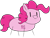 Size: 1919x1440 | Tagged: safe, artist:yourboimario, pinkie pie, earth pony, pony, g4, 1000 hours in ms paint, female, mare, simple background, smiley face, solo, transparent background