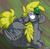 Size: 1100x1084 | Tagged: safe, artist:lawkbutt, derpy hooves, pegasus, pony, g4, female, solo