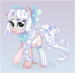 Size: 1024x989 | Tagged: safe, artist:shizow, oc, earth pony, pony, clothes, female, mare, socks, solo, striped socks